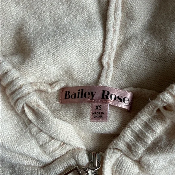 Bailey Rose Set two pieces Cream Knit High-Waist Pants and jacket - Picture 9 of 12